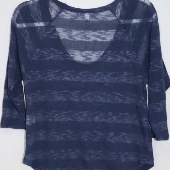 Hang Ten See through top with kangaroo pockets Size XS in navy - Picture 4 of 4